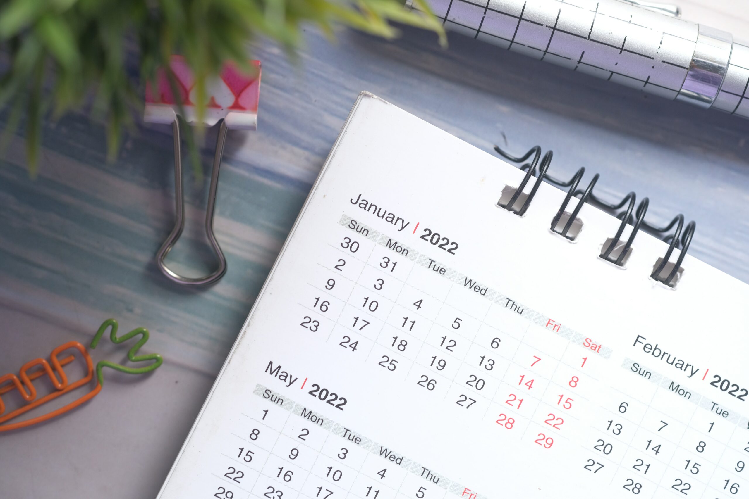Plan your workweek calendar